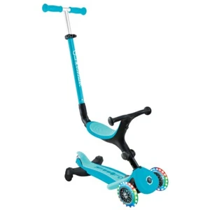Globber GO UP ACTIVE Lights 360 Scooter - Aqua / Soft Cyan - FREE SHIPPING - Picture 1 of 10