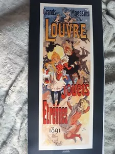 Werbeplakat GRANDS MAGASINS du LOUVRE Jouets Etrennes Reproduktion a Erbschaft - Bild 1 von 8