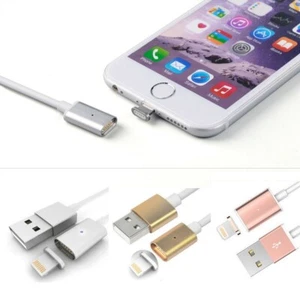 2PCS Easy Connect Magnetic USB Charging Cable For iPhone 5 S 6 S 7 8 + X XS - Picture 1 of 13
