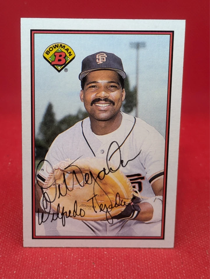 Wil Tejada 1989 Bowman #468 AUTO - Image 1 of 1