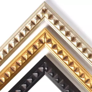 Pyramide Compo Bilderrahmen Distressed Finish Holz Gothic Wohnkultur Gold Silber - Bild 1 von 15