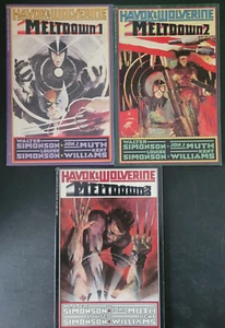 HAVOK & WOLVERINE: MELTDOWN PRESTIGE FORMAT Books 1 2 3 SIMONSON! KENT WILLIAMS+ - Picture 1 of 4