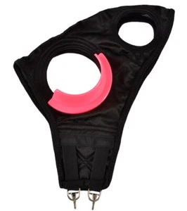 Mesh Blinker Hood with French Cups & Snap/Dee-HORSE RACING - Picture 1 of 3