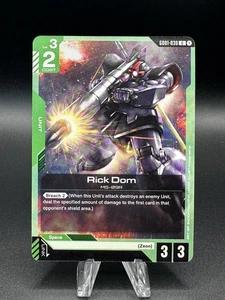 Rick Dom (GD01-030) (NM) - Gundam Card Game - Newtype Rising (ENG) - Picture 1 of 3