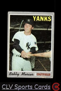 Baseball sports Topps Bobby Murcer New York Yankees Very Good - Picture 1 of 2