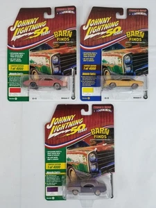 Lote de 3 Johnny Lightning Muscle Cars EE. UU. Barn Finds Cuda Charger Daytona 69 70 - Imagen 1 de 19