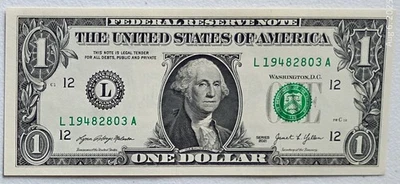 $1 Birthday Note L19482803 March 28, 1948 Uncirculated YYYY/DD/MM - Image 1 of 2