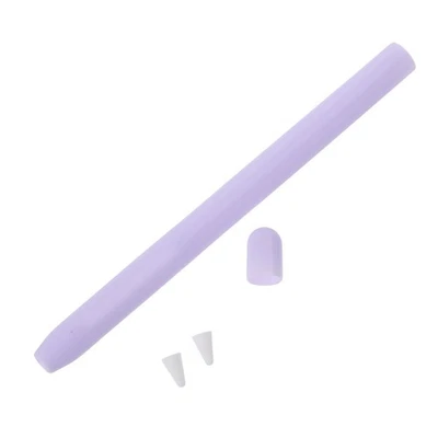 Non-slip Stylus Pen Case Silicone Protective Cover Compatible for Apple Pencil 2 - Image 1 of 4