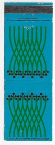 Matchbook Cover Pattern one of set of four Hunt-Western Foods Wadsworth O. - Picture 1 of 3