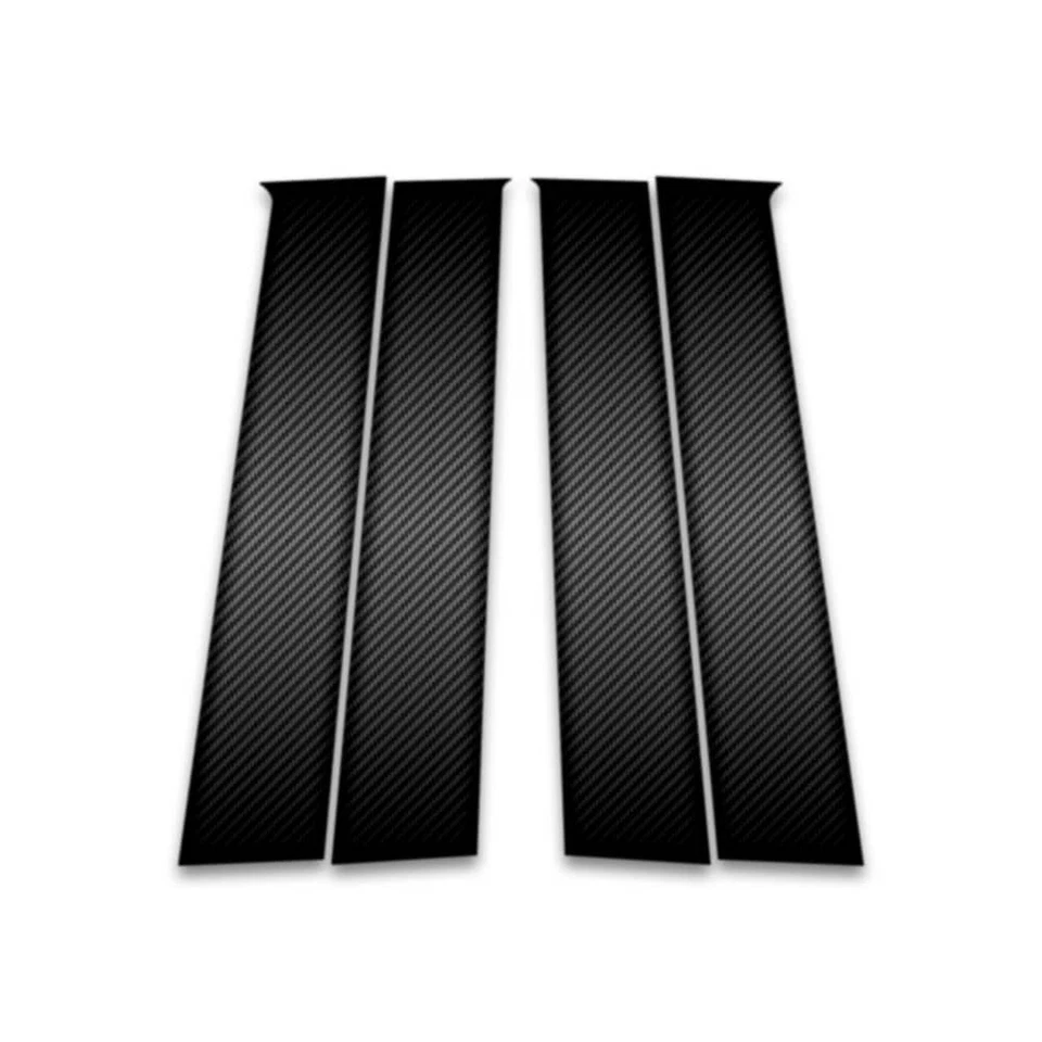 4pc Carbon Fiber Pillar Post Covers for 2009-2023 Dodge Journey - Image 1 of 1