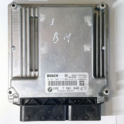 Centralina motore benzina BMW 1 E81 E87 2007 -modulo 7581848 1kW TMD9092 - Immagine 1 di 4