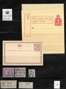 WC1_3665. BRITISH COLONIES:JAMAICA. Small lot of postal history & used stamps. - Picture 1 of 1