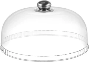 PRETYZOOM Kunststoff Klar Tortendeckel, 25cm Kuppel Kuchenplatte Abdeckung, Cloche  - Bild 1 von 9