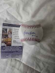 Cubs Braves HOF'er Bruce Sutter   Autographed ML  baseball JSA Certified - Picture 1 of 2