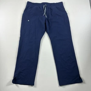 Figs Women’s XL Technical Collection Kade Cargo Scrub Pants Blue T21004 - Picture 1 of 9
