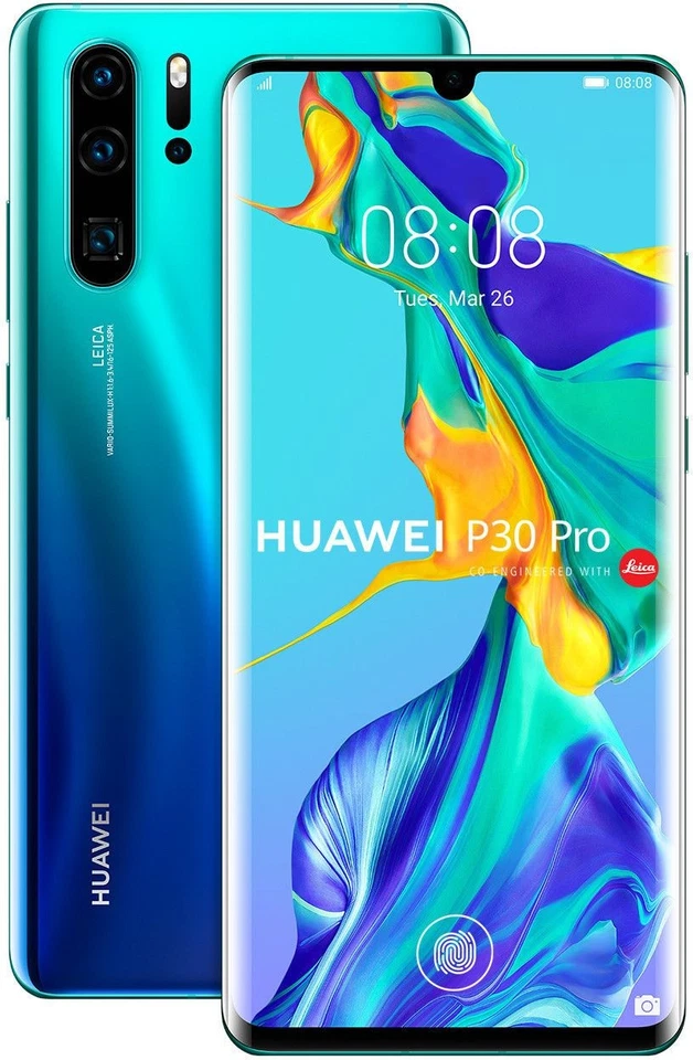 HUAWEI P30 Pro 128GB Blu Aurora Molto Buono - Ricondizionato - Immagine 1 di 1