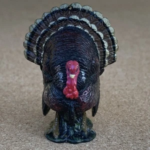 TURCHIA Wild Turkey Tom figura uccellino maschio Nord America Ertl - Foto 1 di 5