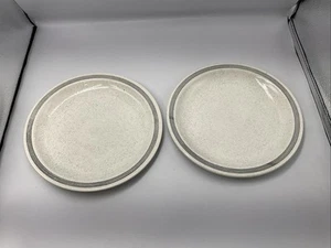 2x Platos de Cena Vintage Churchill Galaxy Patrón Gris Moteado 24cm B- Leer - Imagen 1 de 20