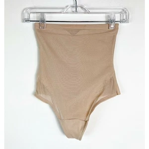 TC NWOT 4778 Nude Fine Intimates Sheer Shaping & Comfort Hi-Waist Thong Size M - Picture 1 of 4
