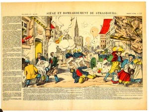 BILD VON EPINAL BELAGERUNG VON STRASBOURG NR. 137 BILD PELLERIN ALT MILITÄR  - Bild 1 von 1