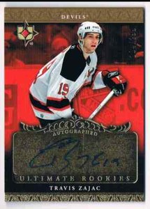 2006-07 ULTIMATE COLLECTION AUTOGRAPHED TRAVIS ZAJAC ROOKIE AUTO 104/299 NEW