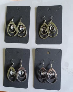 Ohrringe Katze in Tropfenform - Bild 1 von 6