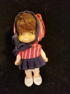 Vintage kleine Gummi Baby Puppe - Bild 1 von 5