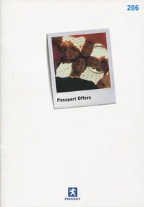 CAR BROCHURE - PEUGEOT 206 - JUNE 1999 - Picture 1 of 1