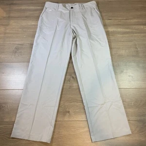 Adidas Climalite 3 Stripes Tech Gray Flat Front Golf Pants Z25246 Men’s 32 x 30 - Picture 1 of 17