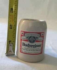 Budweiser Mini Ceramic Stein - Picture 1 of 2
