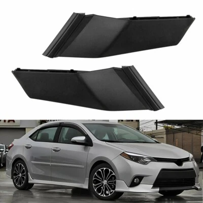 1 par de molduras de extensión de tapa de limpiaparabrisas delantero para Toyota Corolla 2014-2019 Foto 1 de 4