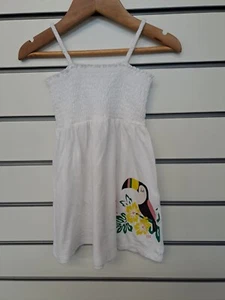 LA REDOUTE GIRLS TOUCAN SHIRRED SUNTOP WHITE AGE 3 YEARS (ref 611) - Picture 1 of 2