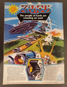 Original Vintage 1982 Atari Xevious Coin Op Arcade video game print ad 80's - Picture 1 of 1