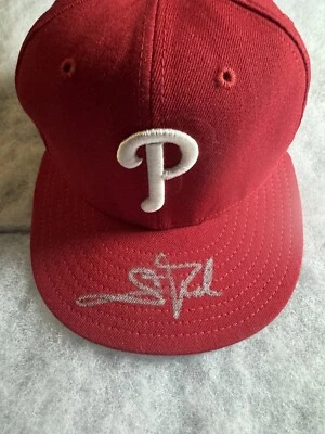 2001 Fleer Legacy SCOTT ROLEN SIGNED Hat AUTO NEW ERA AUTHENTIC HOF - Image 1 of 4