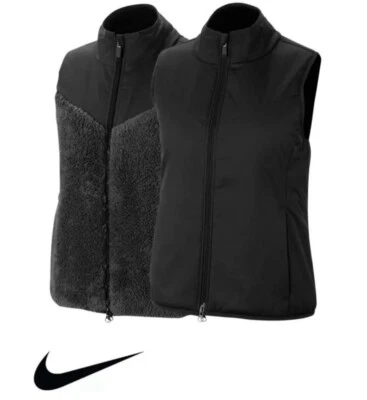 NUEVO CON ETIQUETAS Nike Golf Chaleco Reversible Negro Para Mujer Talla XL Ropa Activa Atletismo Exterior Foto 1 de 4