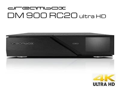 Dreambox DM900 RC20 UHD 4K 1x DVB-S2X FBC Twin Tuner E2 Linux PVR + 1TB HDD - Bild 1 von 4