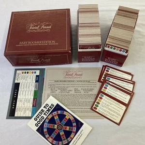 Trivial Pursuit BABY BOOMER Edition Tochterkarten-Set Verwendung mit Masterspiel 1983 - Bild 1 von 2