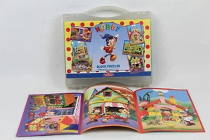 NODDY Block Puzzles Blyton's Toyland 6 Scenes Plastic Carrying Case 9.5" x 8"   - Picture 1 of 4