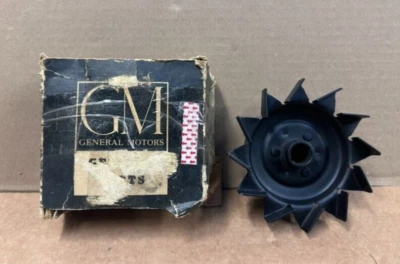 Ventilador de polea generador Chevrolet NOS 1935-52 5/8 correa eje 11/16. 3 3/8 diámetro Foto 1 de 4