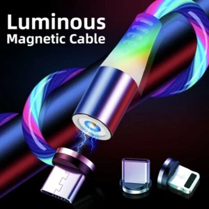 3ft Magnetic Luminous Charge Cord: Rainbow FREE SHIPPING!! - Picture 1 of 1