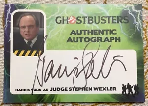 Ghostbusters autograph Harris Yulin HY As Judge Wexler - Cryptozoic 2016 - Picture 1 of 2