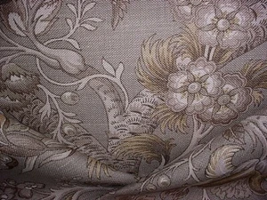 10-5/8Y Lee Jofa 2011140 Malabar Jacobean Floral Printed Linen Upholstery Fabric - Picture 1 of 4