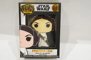 Funko Pop! Pins Princess Leia Enamel Pin 01 BRAND NEW OPEN BOX FREE SHIPPING c9 - Bild 1 von 8