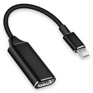 Adaptador de USB Tipo C 3.1 a HDTV 2.0 M/H XHD 60Hz 1080p para Smartphones Negro - Imagen 1 de 6
