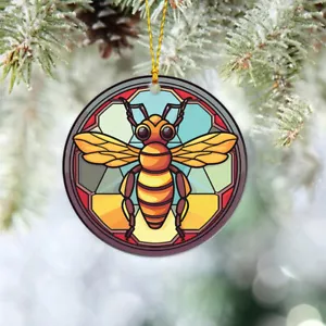 Bee Car Hanging Ornament, Bee hanging decor, Bee lover gift - Picture 1 of 6