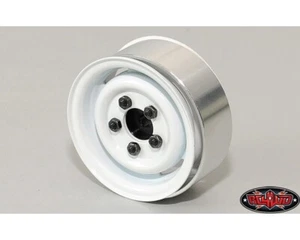RC4WD 1.55 Landies Vintage Stamped Steel Beadlock Wheels White RC4ZW0076 Gelande - Bild 1 von 2