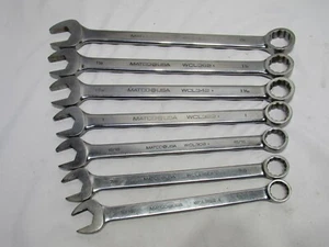 MATCO TOOLS COMBINATION LONG WRENCH SET WCL series 13 pieces - Picture 1 of 17