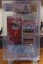 2018 Contenders Draft Pick Rob Gronkowski Auto Cracked Ice #12/23 Beckett 9 Mint