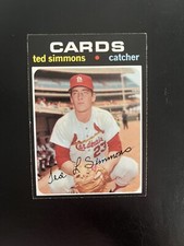 1971 TOPPS #117 TED SIMMONS HOF STL CARDS— POPULAR ROOKIE💥*** (wph)