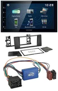 Kenwood 2DIN Bluetooth MP3 USB DAB Autoradio für BMW X5 E53 5er E39 Rundpin Akti - Bild 1 von 7